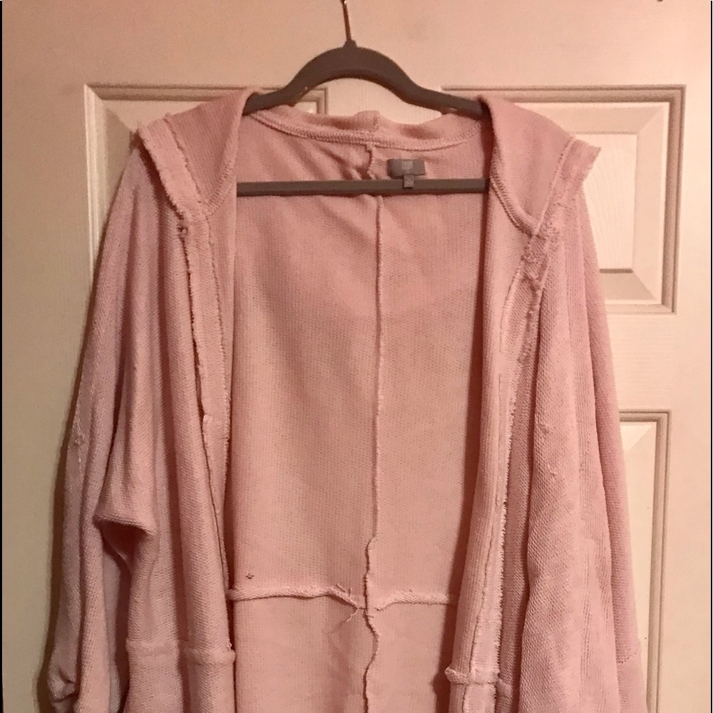 TRUE CRAFT HOODED SLOUCH SWEATER